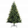 vidaXL Artificial Hinged Christmas Tree with 150 LEDs, Multi-Size Christmas Ball Set, Realistic PE Tips and Sturdy Stand - 59.1" - 4 of 4