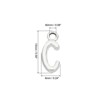 Unique Bargains Metal Bulk Elegant DIY Crafts Jewelry Making Initial Pendant 50 Pcs - 2 of 4