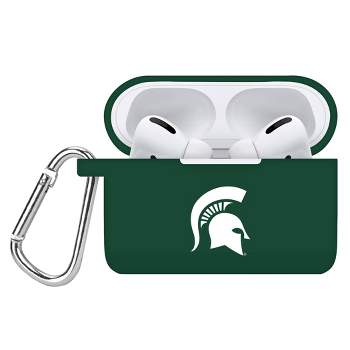 NCAA Michigan State Spartans Apple AirPods Pro Compatible Silicone Battery Case Cover - Green