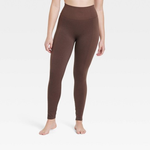 Women's Seamless High-rise Leggings - All In Motion™ Espresso Xxl : Target