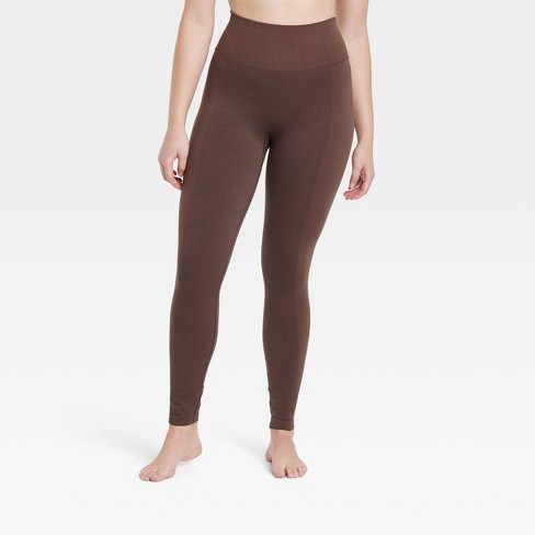 Women's Seamless High-rise Leggings - All In Motion™ Espresso M : Target