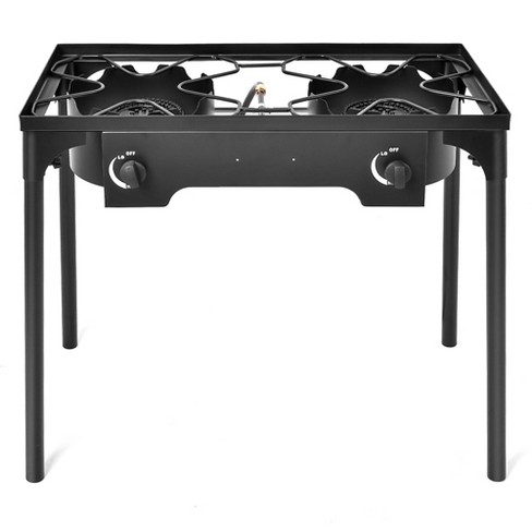 Tangkula Outdoor 2 burner Stove High Pressure Propane Gas Camp Stove 150 000 Btu Target