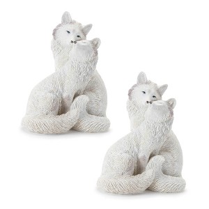 Winter Fox Couple Figurine (Set of 2) - 1 of 3
