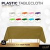 Plastic Tablecloth Disposable, Tablecloths for Rectangle Tables 54 inch. x 108 inch. Fits Tables Up to 8 Feet, Table Cloth for Party - SparkSettings - 3 of 4