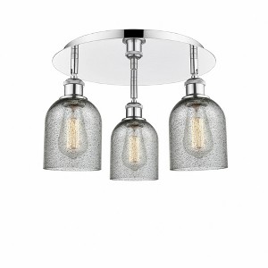 Caledonia - 3 Light Flush Mount In Industrial Style-9.5 Inches Tall and 16.75 Inches Wide - 1 of 1
