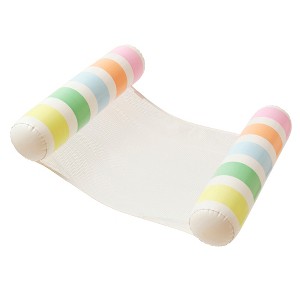 Sunnylife Hammock Float - Pastel Gelato - Inflatable Lounger, Mesh Seat - 1 of 4