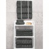 Luxury 4 - Piece Bath Towel Set, 600 GSM Turkish Cotton, 27x54 in, Dark Gray - 4 of 4