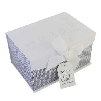 CraftOutlet.com 4.5 Inch Magnetic Closure Box Small.. Rigid Christmas Decor Gift Decorative Boxes