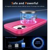 BONGEEK for iPhone 12 Pro Magnetic Military Grade Drop Protection Anti Yellowing Cell Phone Cover -Rugged Durable Shockproof Protective Bumper-Pink - 3 of 4