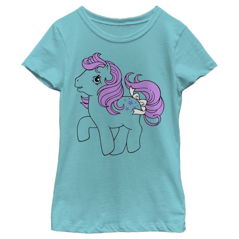 Girl's My Little Pony Blue Belle Cutie Mark T-Shirt, 1 of 5