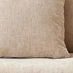 chenille | coffee color 3 seats + 2 footstools