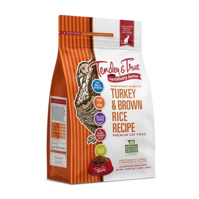 Tender & True Turkey and Brown Rice Recipe Dry Cat Food