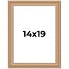 PosterPalooza | Weathered Yellow Picture Frame - UV Acrylic, Foam Board Backing, Hanging Hardware - 2 of 4