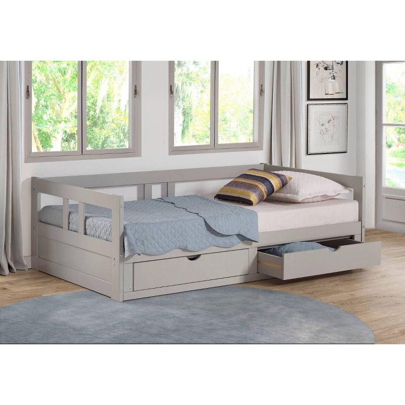 Twin to King Melody Day Bed with Storage - Bolton Furniture, 3 of 9