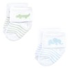 Luvable Friends Infant Boys Newborn and Baby Terry Socks, Safari - 3 of 4