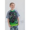 Monster Jam Grave Digger Pullover Pajama Shirt and Pants Sleep Set Little Kid - 2 of 4