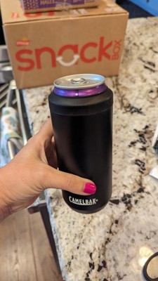 CamelBak 12oz Vacuum Insulated Stainless Steel Slim Can Cooler - Black