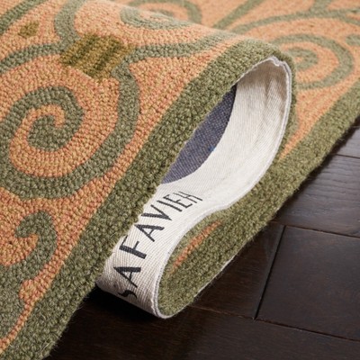 Chelsea Hand-Knotted Ivory Floral Wool Area Rug