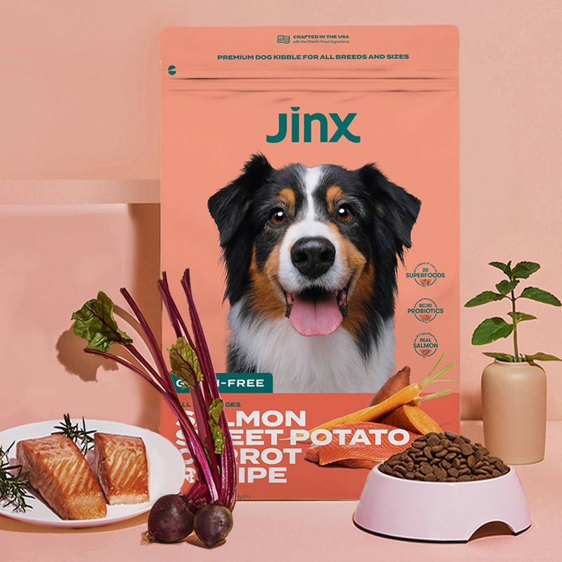 Jinx Grain-Free Dry Dog Food with Salmon, Sweet Potato & Carrot Flavor, 6 of 7