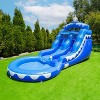 HeroKiddo Dolphin 13’ Water Slide with Attached Pool and Blower - 2 of 4