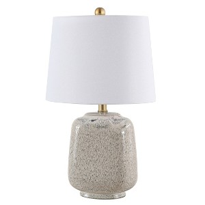 Brixton Table Lamp - 23 Inch Height - TBL4356 - Cream/Blue - Safavieh - 1 of 3
