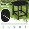 Tangkula 2PCS 18" Patio Adirondack Side Table Coffee Table Weather Resistant HDPE Garden Yard - 4 of 4