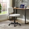 VECELO Modern Armless Home Office Chair 360 Degree Rolling Swivel Height Adjustable - 4 of 4