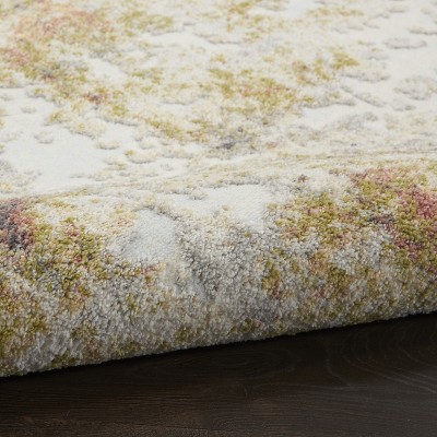 Abstract Tawny Golden 5'3" x 7'3" Synthetic Easy-Care Rug