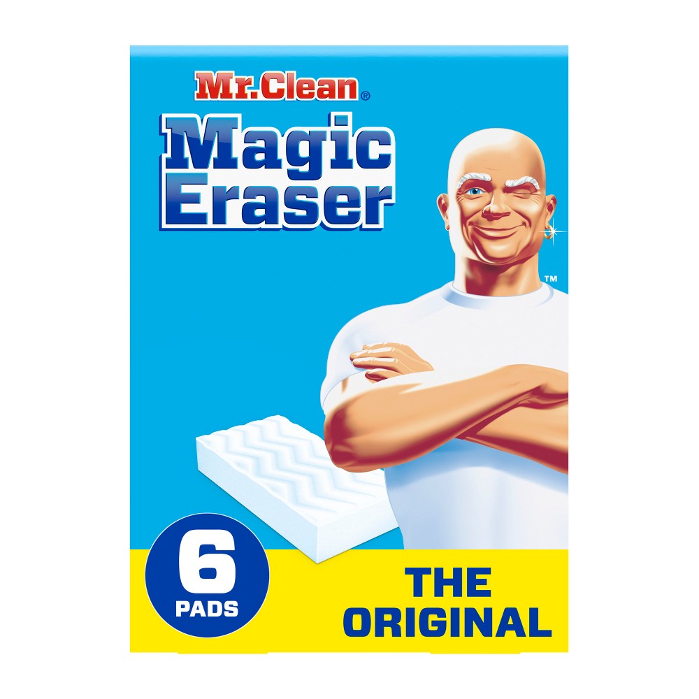 Photos - Garden & Outdoor Decoration Mr. Clean Original Magic Eraser Cleaning Pads with Durafoam - 6ct 