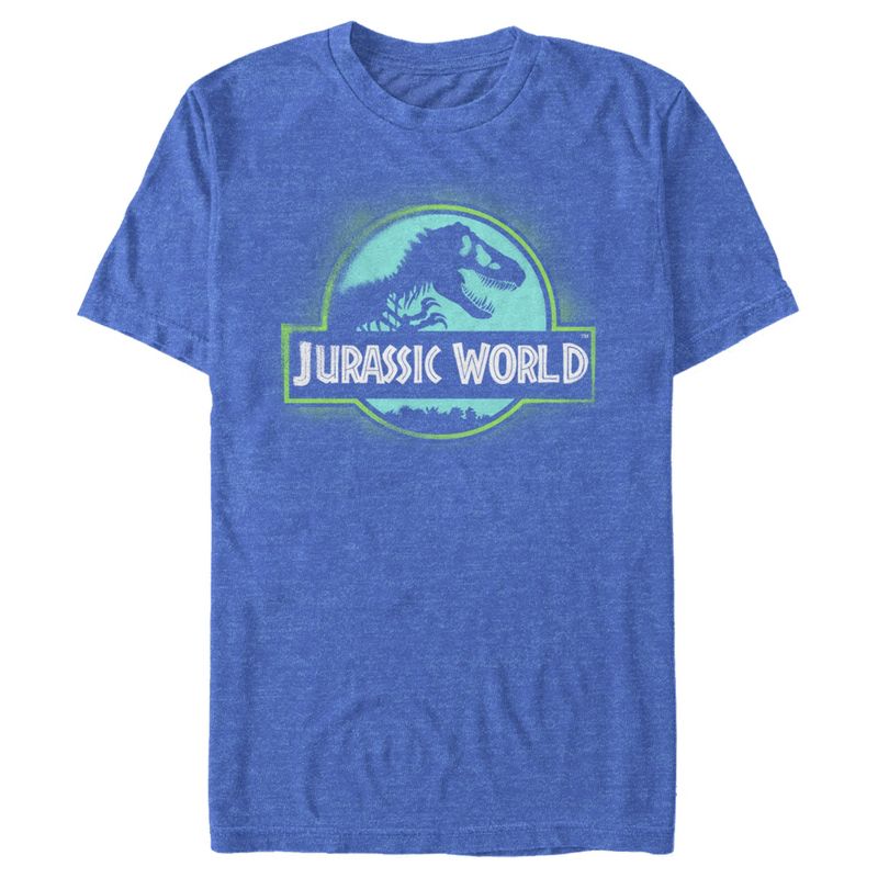 Men's Jurassic World: Fallen Kingdom T. Rex Spray Paint Logo T-Shirt, 1 of 5