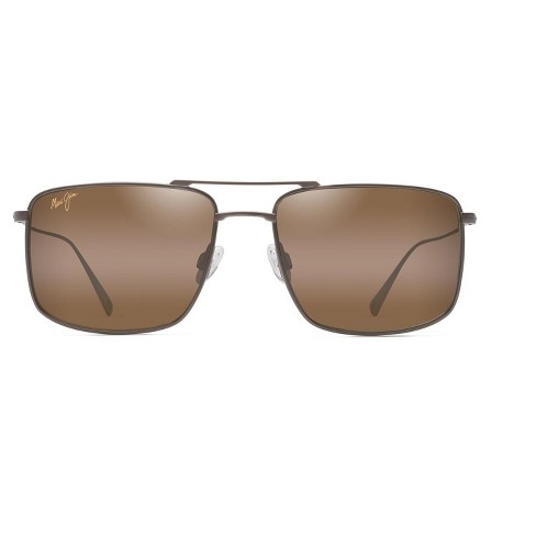 Maui Jim Aeko Aviator Sunglasses - Bronze Lenses With Brown Frame : Target