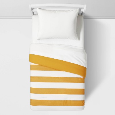 Yellow Striped Comforter Set Target