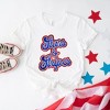 Simply Sage Market Women's Stars and Stripes Cursive Short Sleeve Graphic Tee - 3 of 4