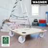 Wagner Heavy-Duty Wood Moving Dolly – 880 lb Capacity, FSC-Certified Birch Multiplex, and Durable Casters - 3 of 4