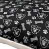 NFL Las Vegas Raiders Bones Repeat Faux Shearling Pet Bed - 2 of 2