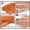Waterford Collection Tufted Bath Rug, Extra Soft and Absorbent, Non-Slip Plush Bath Carpet, Machine Wash, bath rug for Bathroom, 5 Pcs Set, Terracotta - 4 of 4