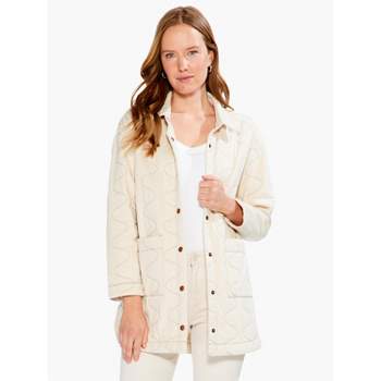 Nic + Zoe Quilted Spring Jacket - Sandshell, L