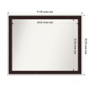 Amanti Art Maya Non-Beveled Framed Bathroom Vanity Wall Mirror - 3 of 4