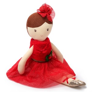 Bearington Evie Christmas Ballerina, 16.5 Inch Ballerina Doll, Ideal Christmas Doll Gift for Toddlers, Kids & Teens - 1 of 4