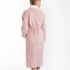 Pure Fiber Women's Coral Fleece Keila Faux Shearling Bathrobe - 3 of 4