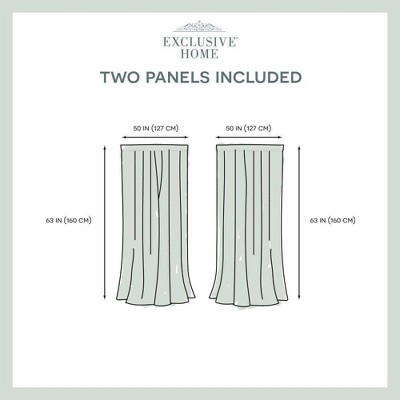 Snowflake Belgian Textured Linen Sheer Rod Pocket Curtain Panels