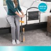Stander Mobility Rail with Swing-out Grab Bar for Seniors, Black - 2 of 4
