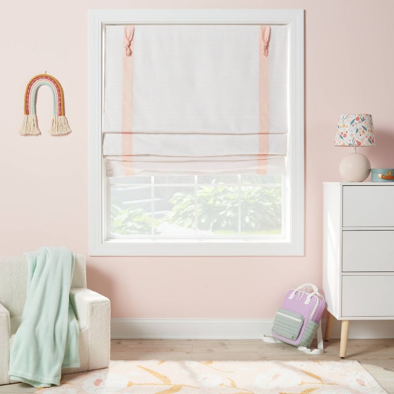 48&#34; x 64&#34; Blackout Roman Kids&#39; Shade Pink with Striped - Pillowfort&#8482;, 3 of 7