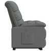 vidaXL Recliner Chair Dark Gray Fabric (100% Polyester), Plywood, Iron - Gray - 4 of 4