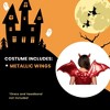 Underwraps Costumes Devil Red Metallic Wings Adult Costume Accessory - 4 of 4