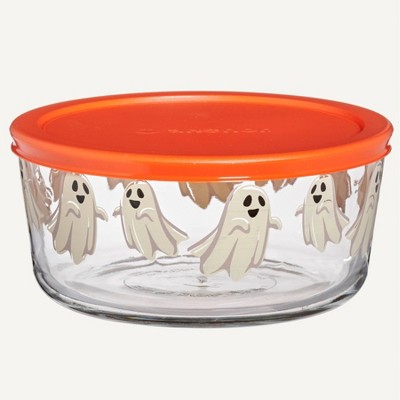 Anchor 7c Ghosts Glass Food Storage Container
