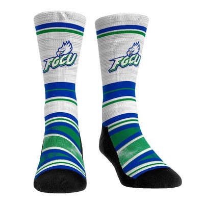NCAA Florida Gulf Coast Eagles Adult Long Distance Crew Socks - L/XL