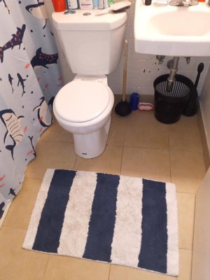 Wave Kids' Bath Rug Navy - Pillowfort™ in 2023