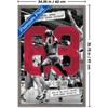 Trends International Michael Jordan - NBA Playoffs Single Game Scoring Record Framed Wall Poster Prints - 3 of 4