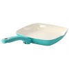 Gibson Rexford 10 Inch Ceramic Nonstick Aluminum Square Grill Pan - 2 of 4
